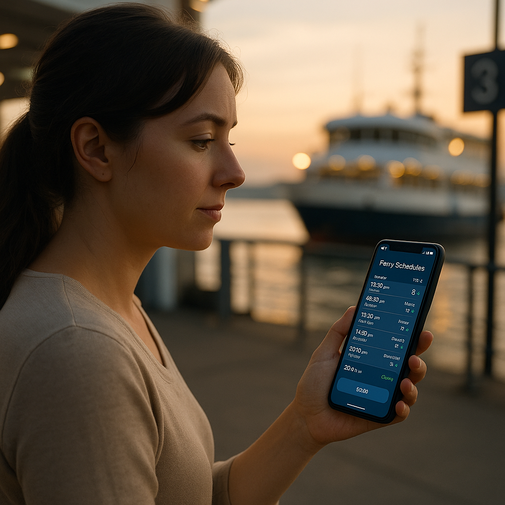 Real-time schedules