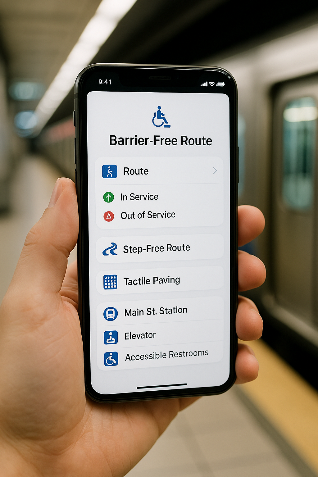 Barrier-free info