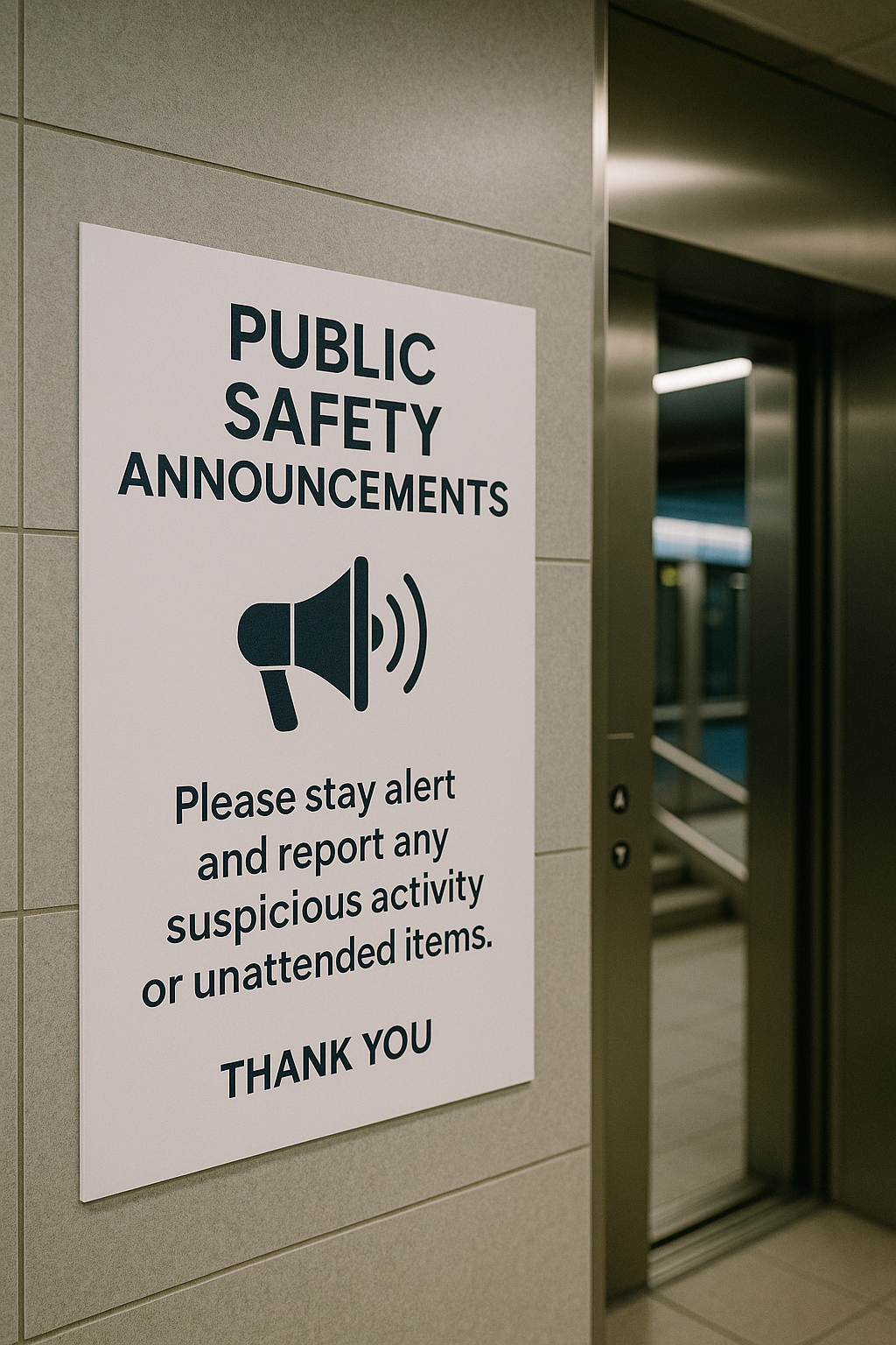 Safety announcements