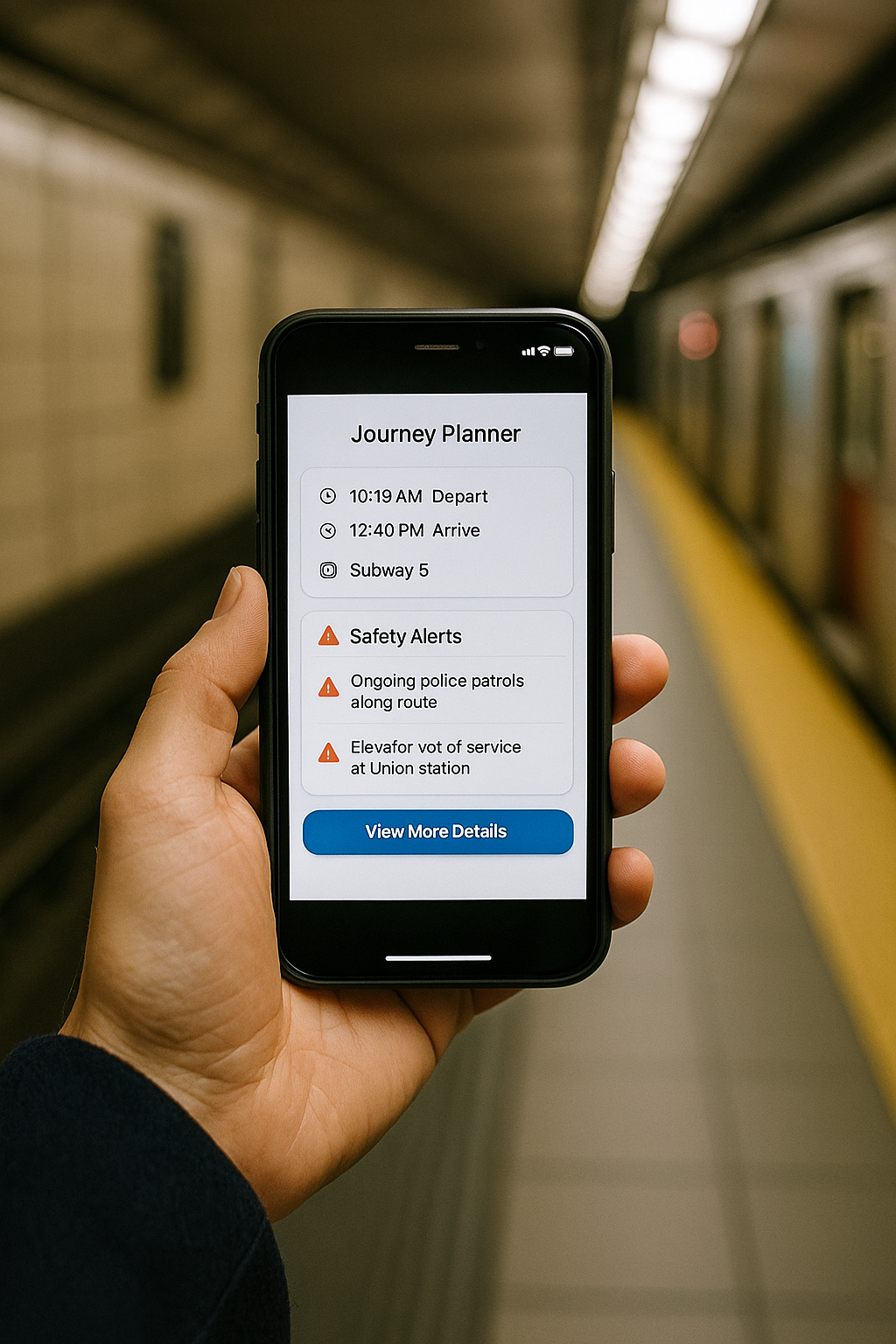Mobile journey planner